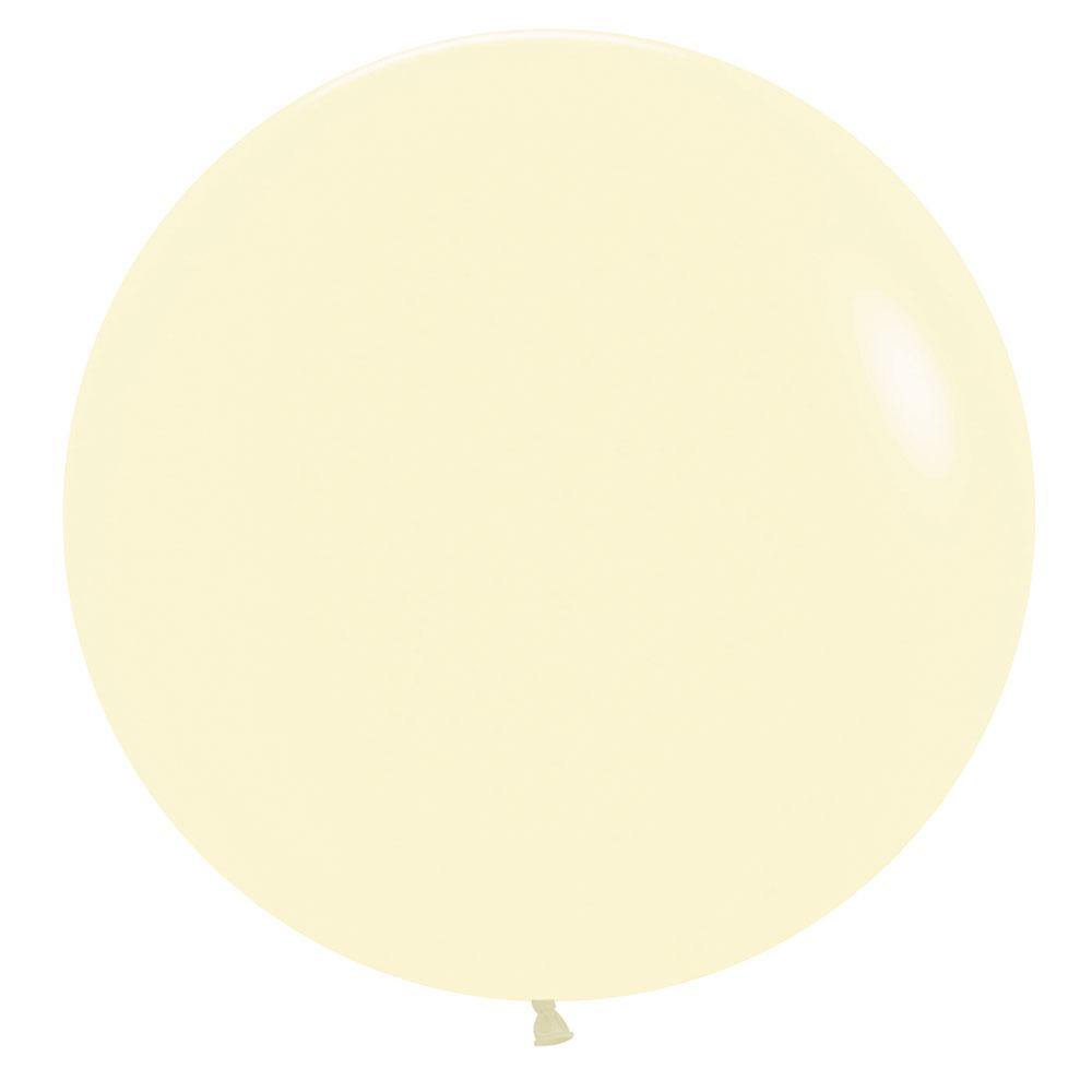 Large 60cm Pastel Yellow Balloon - The Party Room