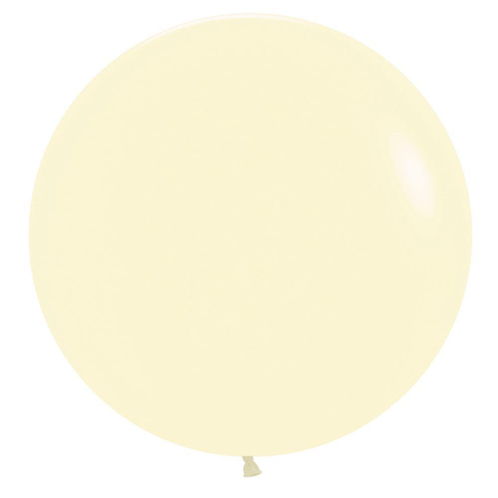 Large 90cm Pastel Yellow Balloon - The Party Room