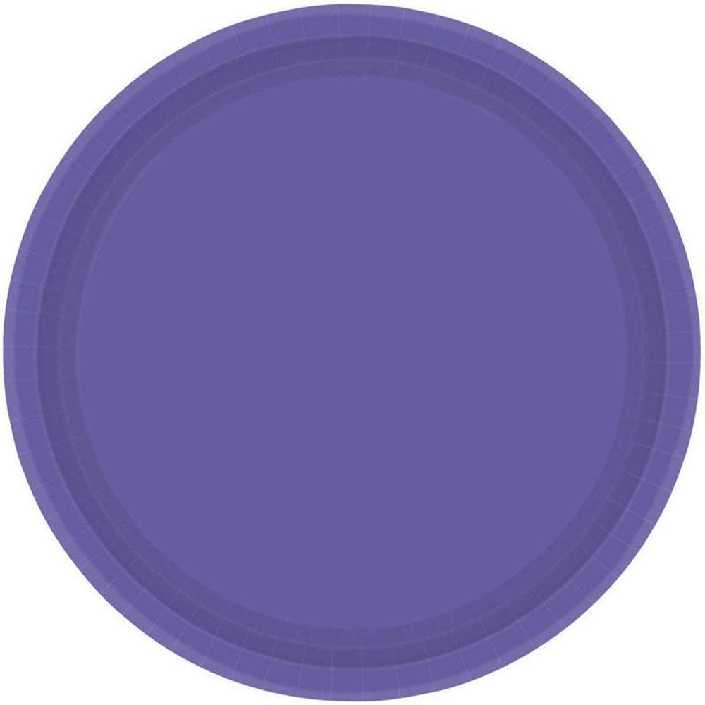 Purple Large Plates 20pk - The Party Room