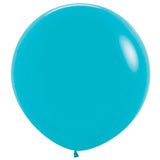Large 60cm Caribbean Blue Balloons - The Party Room