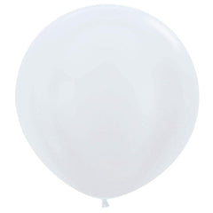 Large 60cm Pearl White Balloons - The Party Room