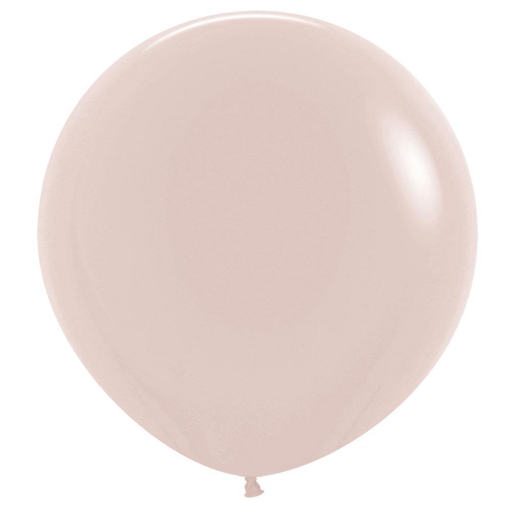 Large 60cm White Sand Balloons - The Party Room