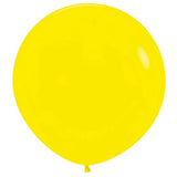 Large 60cm Yellow Balloons - The Party Room