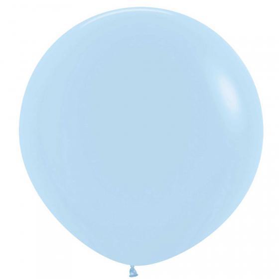 Large 90cm Pastel Blue Balloons - The Party Room