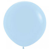 Jumbo 90cm Pastel Blue Balloons