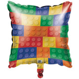 Block Party Square Foil Balloon - The Party Room