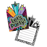 Totally 80's Invitations 8pk - The Party Room