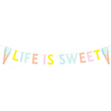 Pastel Ice Cream Banner - The Party Room