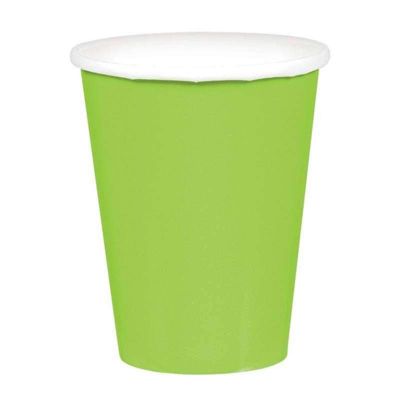 Lime Green Cups 20pk - The Party Room