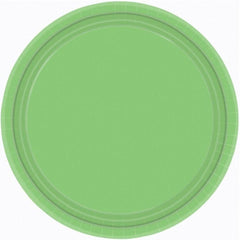 Lime Green Large Plates 20pk - The Party Room