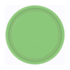 Lime Green Plates 20pk - The Party Room