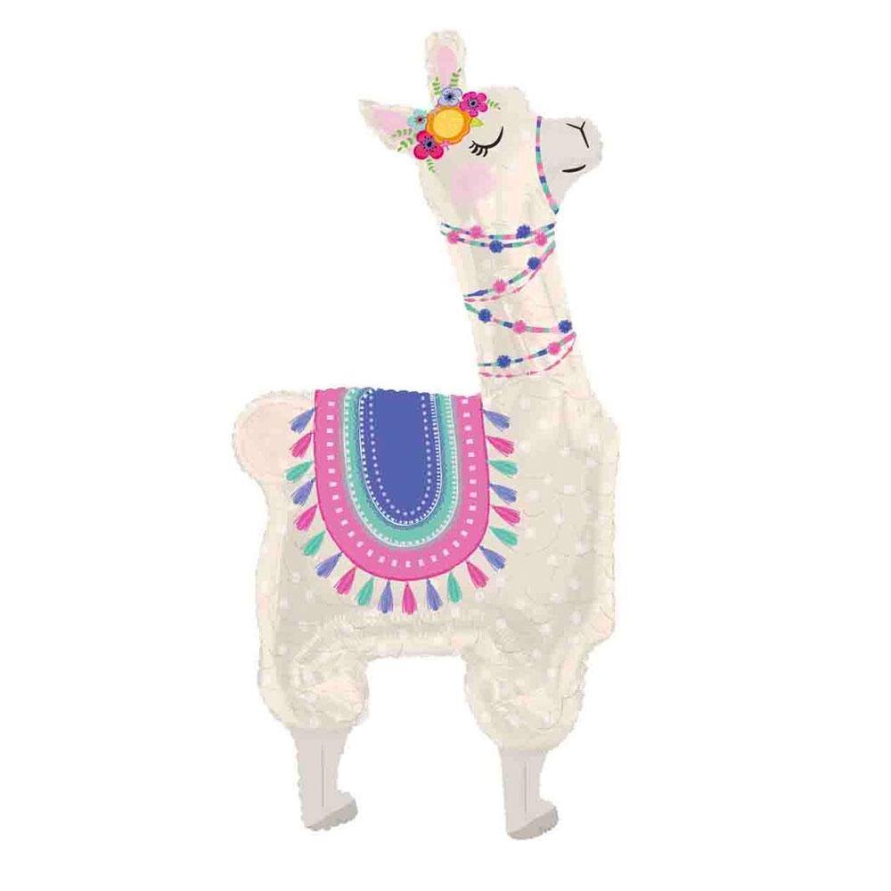 Llama Foil Balloon - The Party Room
