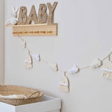 Macrame Rainbows & Clouds Nursery Baby Bunting - The Party Room