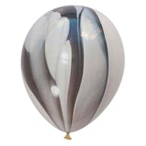 Black & White SuperAgate Balloons