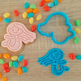 Mermaid Cookie Cutter & Fondant Stamp - The Party Room