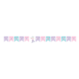 Mermaid Shine Iridescent Happy Birthday Banner - The Party Room