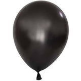 Metallic Black Balloons - The Party Room