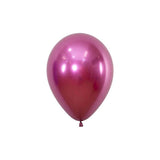 Mini Metallic Fuchsia Balloons - The Party Room