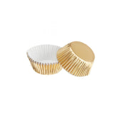 Wilton Mini Gold Foil Cupcake Cases 36pk - The Party Room