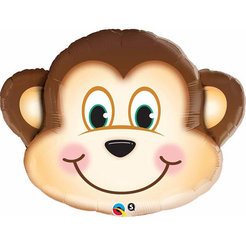 Jumbo Mischievous Monkey Foil Balloon - The Party Room