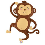 Jumbo Jungle Monkey Foil Balloon - The Party Room