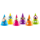 Monster Party Hats 6pk