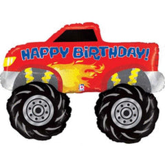 Jumbo Monster Truck Foil Balloon - The Party Room