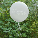 Mummy To Be Baby Shower Balloon with Botanical Tail - The Party Room