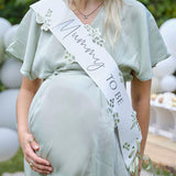 Mummy to Be Botanical Baby Shower Sash - The Party Room