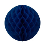 Navy Blue Honeycomb Balls 25cm - The Party Room