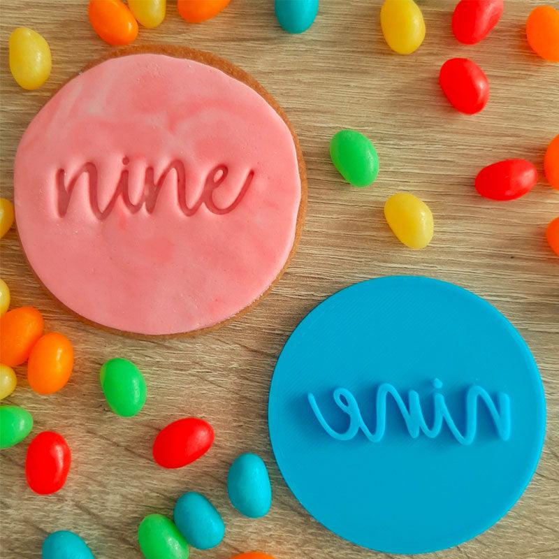 Nine Fondant Stamp - The Party Room