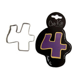 Number 4 Cookie Cutter