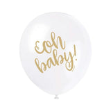 Oh Baby Balloons 8pk