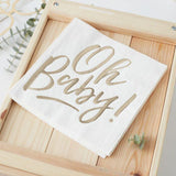 Oh Baby! Baby Shower Napkins - The Party Room