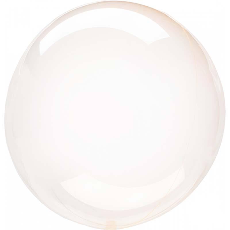 Orange Crystal Clearz Balloons - The Party Room