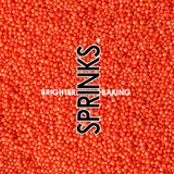 Orange Nonpareils Sprinkles - The Party Room