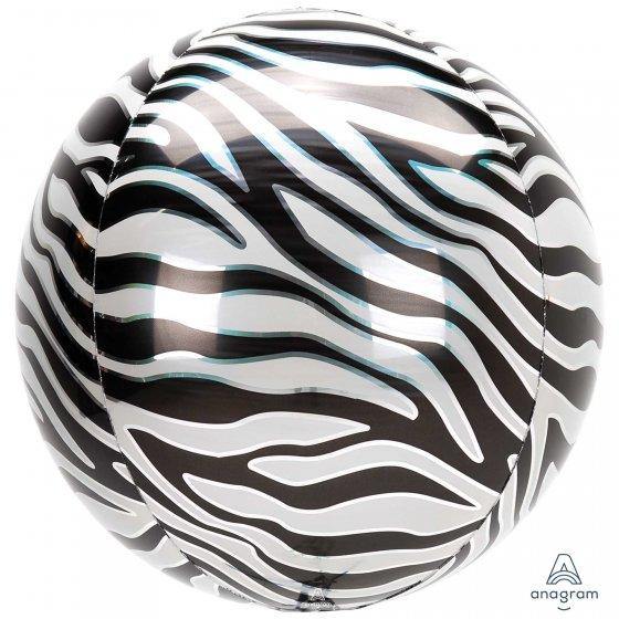 Zebra Print Orbz Balloon - The Party Room