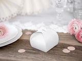 White Favour Boxes 10pk - The Party Room