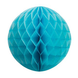Pastel Blue Honeycomb Balls 25cm - The Party Room