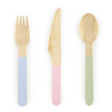 Pastel Wooden Cutlery
