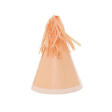 Pastel Peach Party Hats - The Party Room