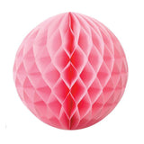 Pastel Pink Honeycomb Balls 25cm - The Party Room