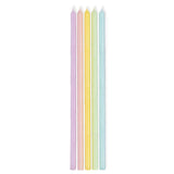 Pastel Tall Candles 10pk