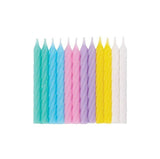 Pastel Rainbow Candles - The Party Room