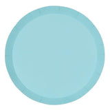 Pastel Blue Large Plates (10 Pack) - The Party Room