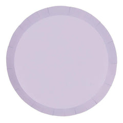 Pastel Lilac Large Plates (10 Pack) - The Party Room