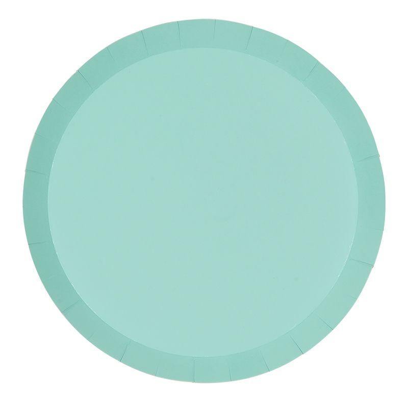Pastel Mint Green Large Plates (10 Pack) - The Party Room