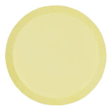 Pastel Yellow Large Plates (10 Pack) - The Party Room
