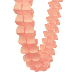 Pastel Peach Honeycomb Garland
