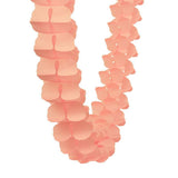 Pastel Peach Honeycomb Garland - The Party Room
